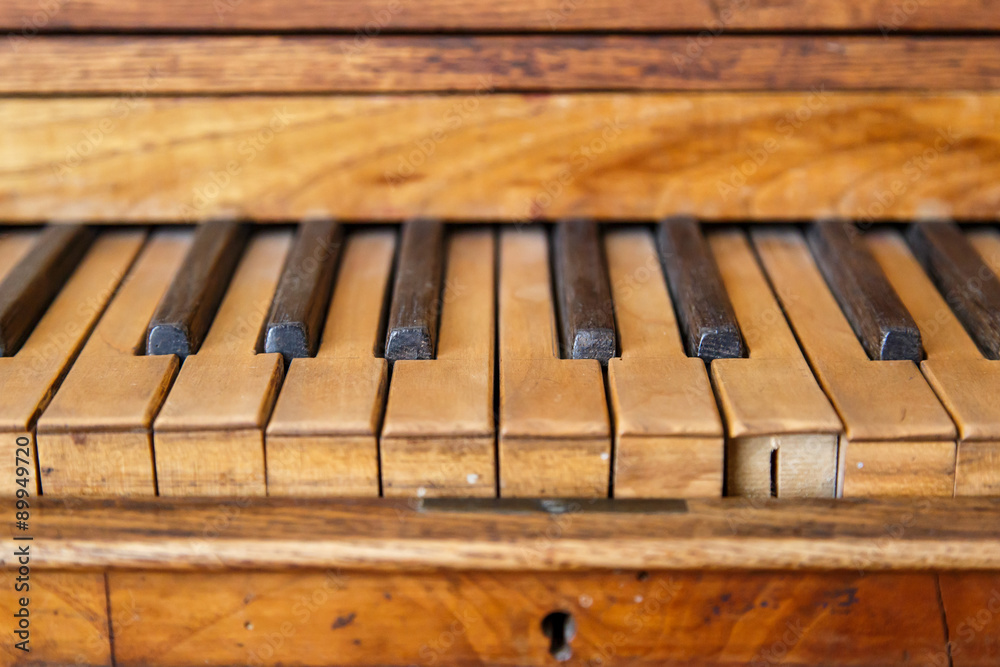 Wooden Old Piano