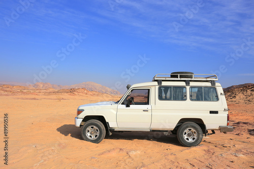 off road Safari Jeep in the desert © VP