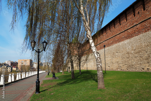 Street along the Kremlin in Nizhny Novgorod photo