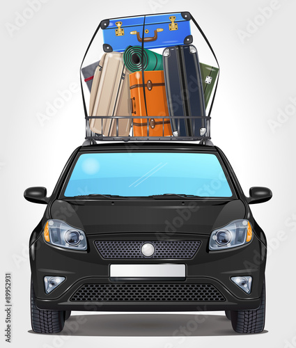 Cartoon Travel Car