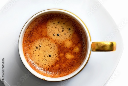 cup of delicious hot coffee