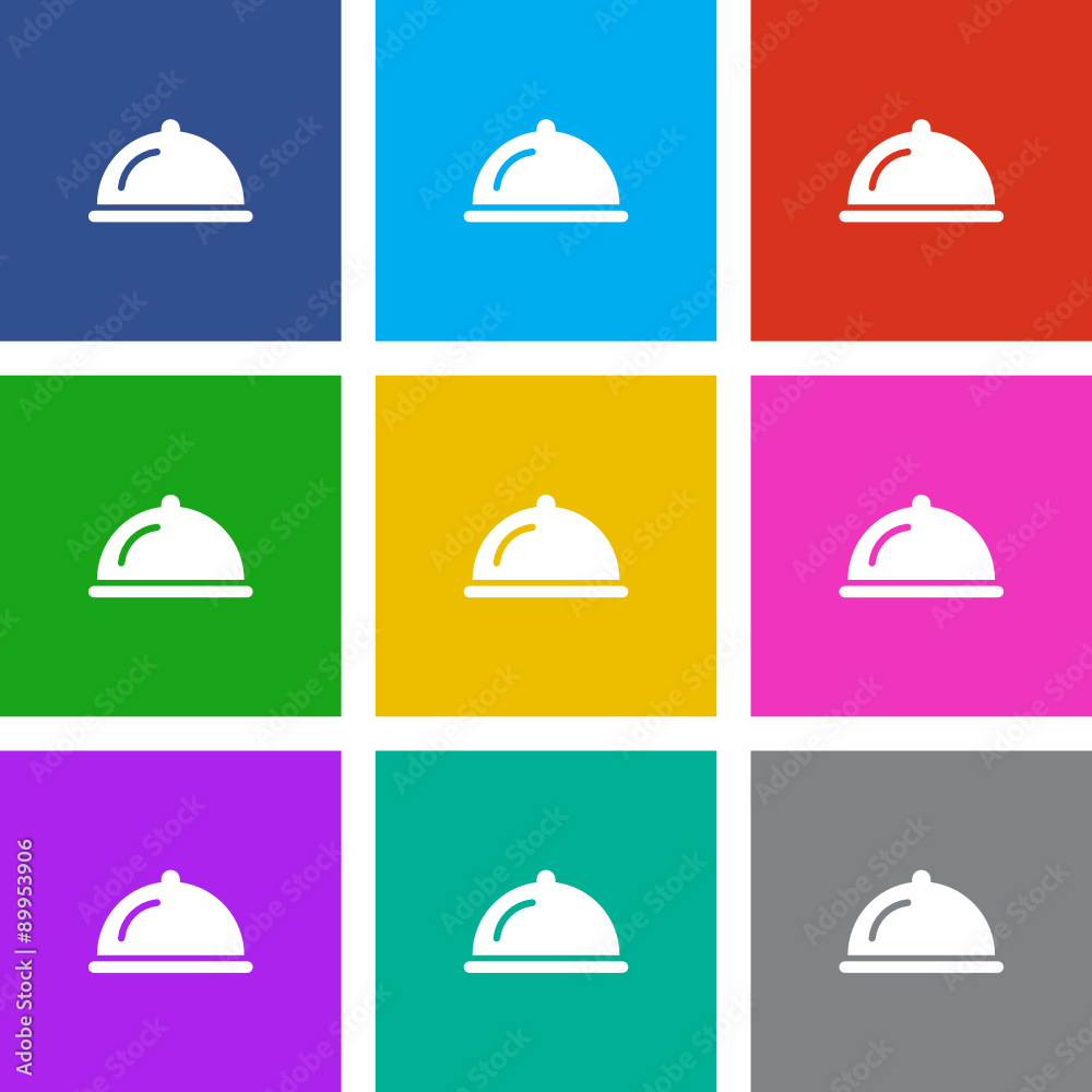 Fototapeta premium App Icon Metro Style - 9 Colors
