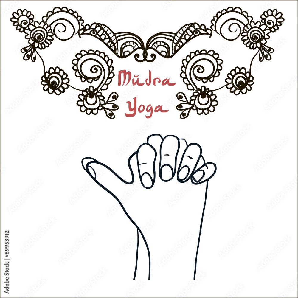Element yoga Turtle mudra hands Element yoga Turtle mudra hands