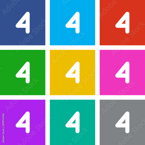App Icon Metro Style - 9 Colors