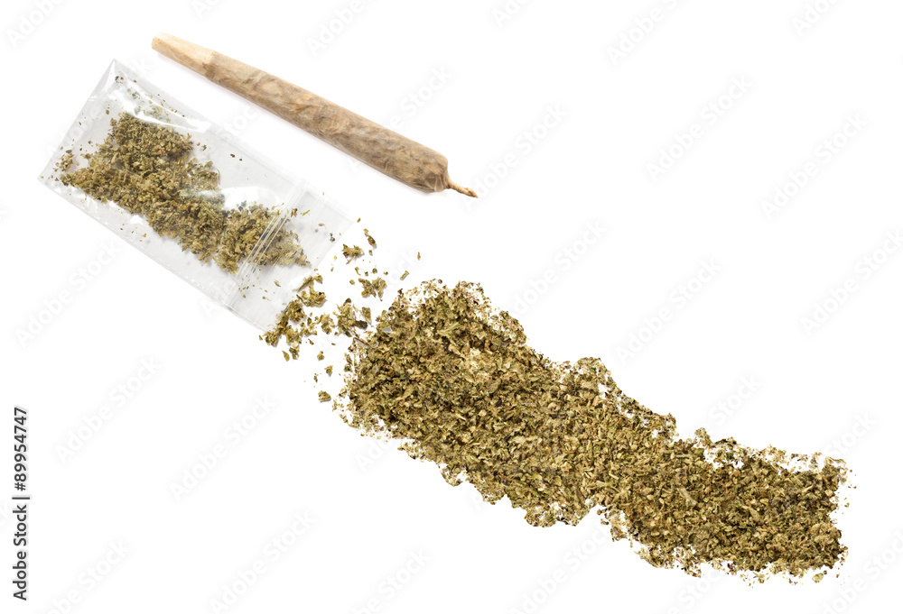 Weed in the shape of Nepal and a joint.(series) Weed in the shape of Nepal and a joint.(series)