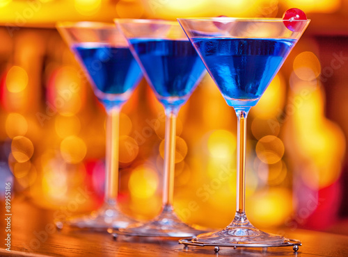Cocktails Collection - Blue Martini