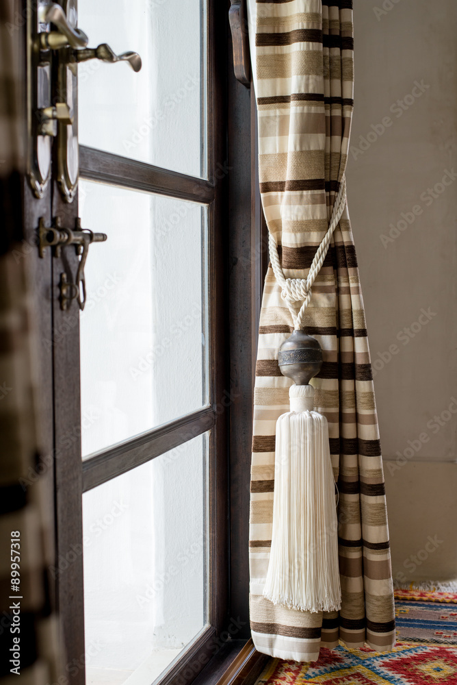 Curtain with tassel Morocco style Curtain with tassel Morocco style