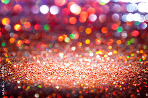 bokeh lights background with multi colors  motion blur.