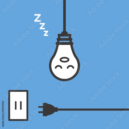 Sleeping bulb,socke & plug