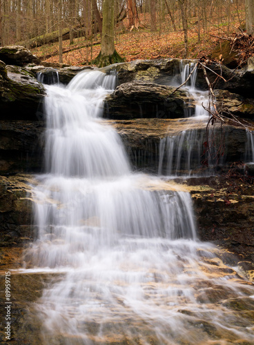 Cagle's Mill Dam Waterfall, Indiana