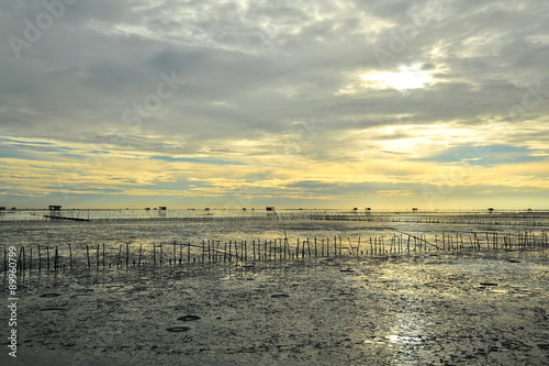 Seaside Landscape at Sunrise