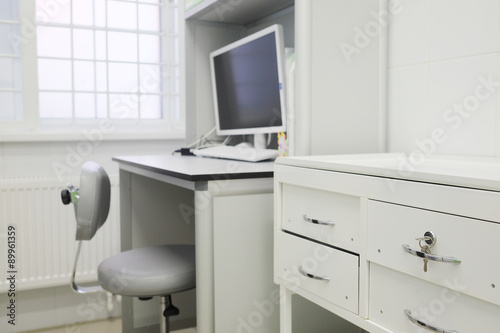 Interior of a doctor's office