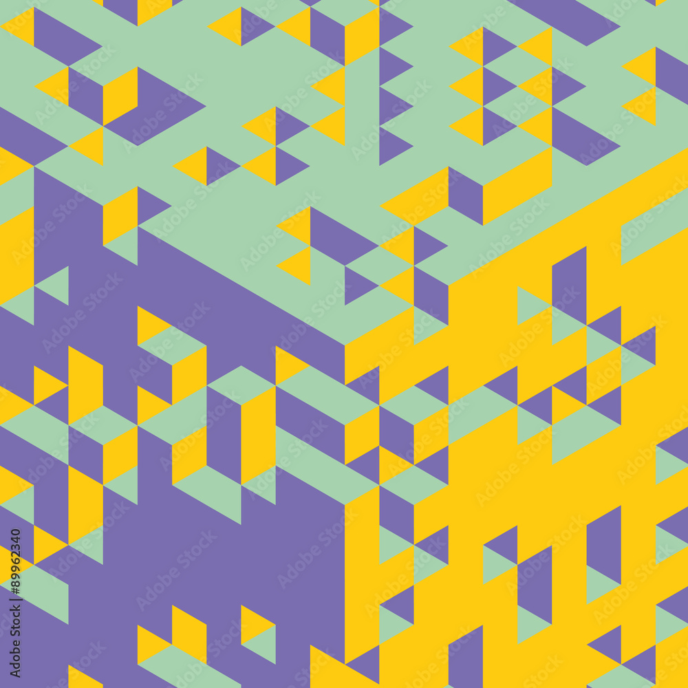 Abstract 3d geometrical background. Mosaic. Vector illustration. Abstract 3d geometrical background. Mosaic. Vector illustration.