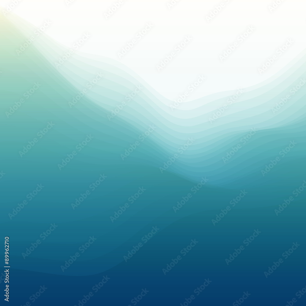 Water Wave. Vector Illustration For Your Design. Water Wave. Vector Illustration For Your Design.