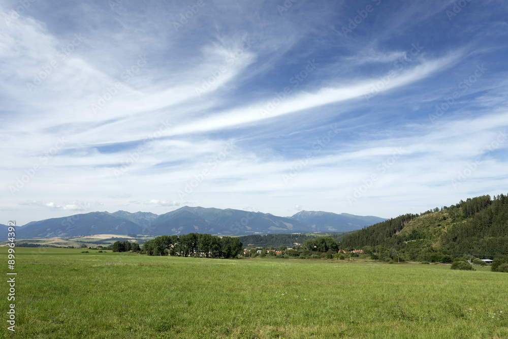 View on the summer Slovakia Mountains High Tatras View on the summer Slovakia Mountains High Tatras