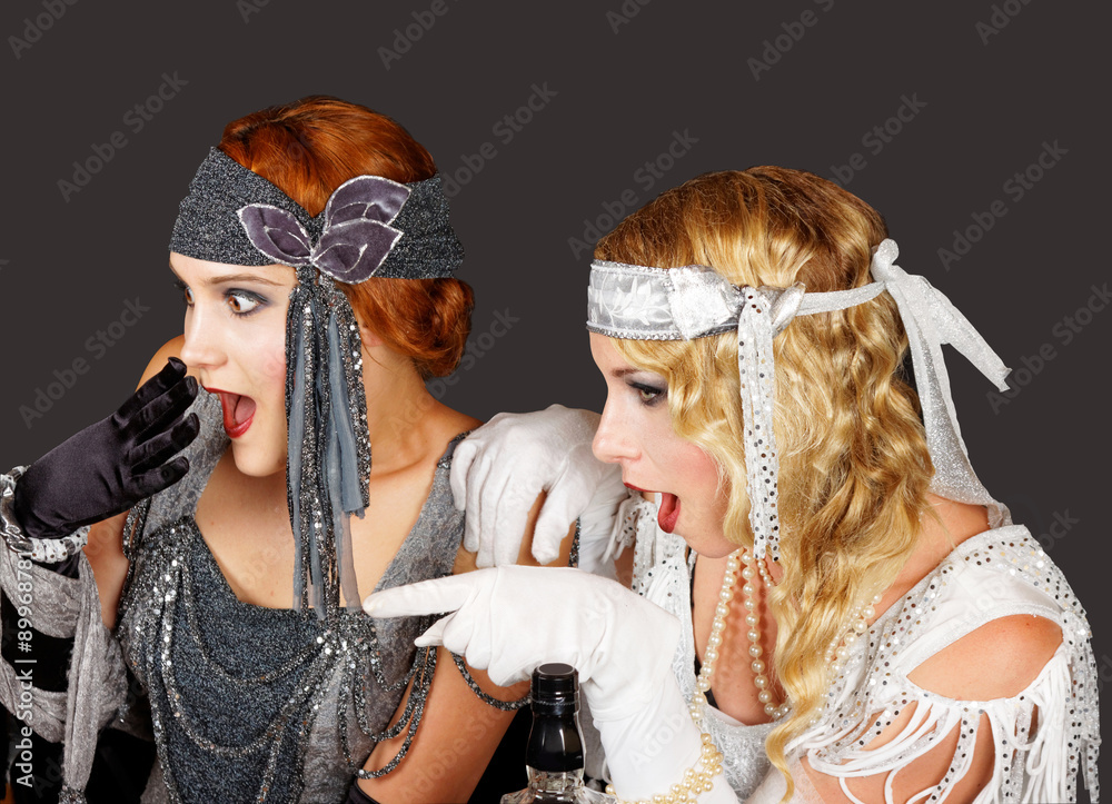 Flapper girls StockFoto Adobe Stock