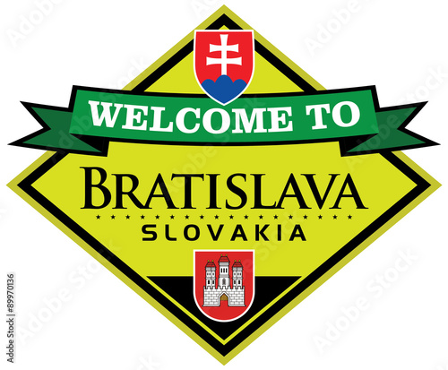 bratislava slovakia sticker