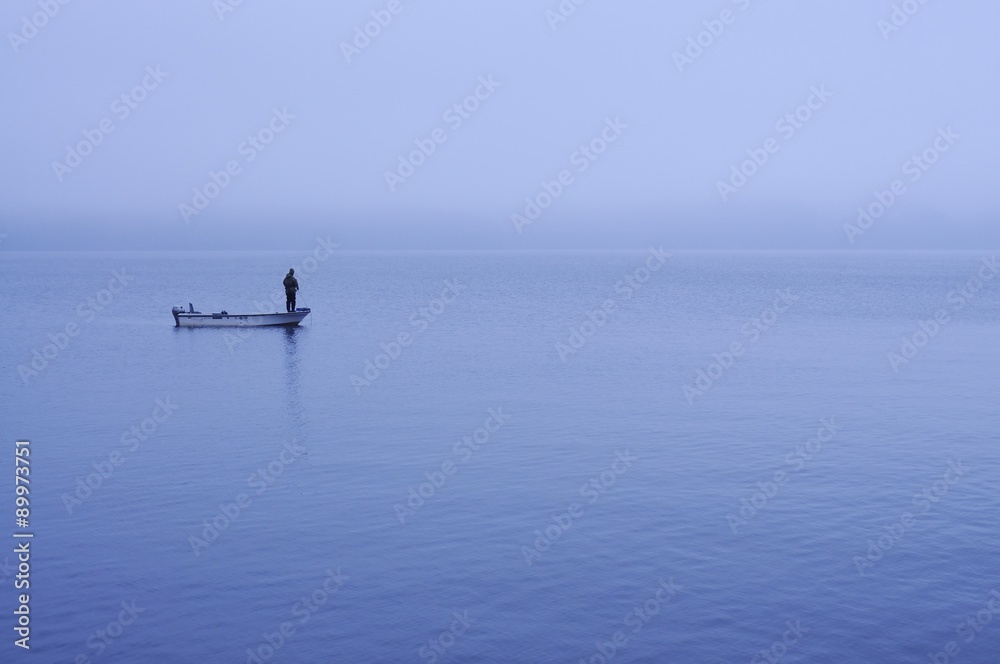 Naklejka premium 釣り人