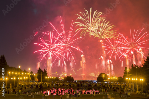 Fireworks in Moscow