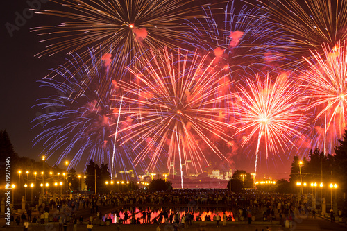 Fireworks in Moscow