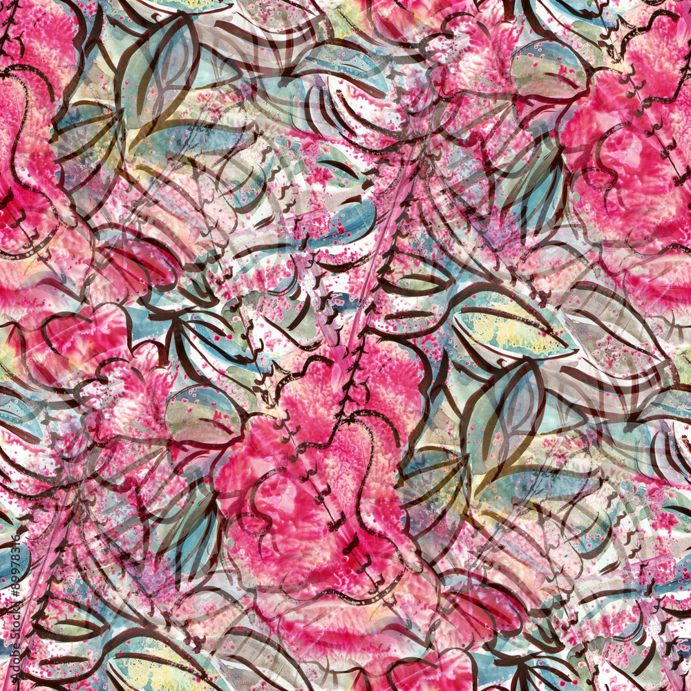 Watercolor flowers
