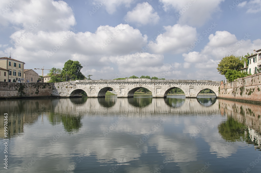Roman Bridge of Tiberius in Rimini