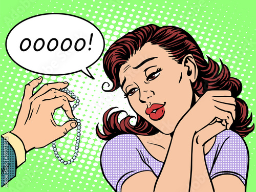 Gift jewelry woman emotions
