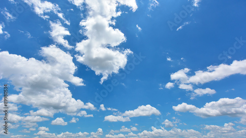 Cloudscape with blue sky