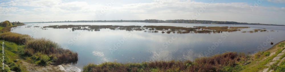 Fototapeta premium Panoramic view of river