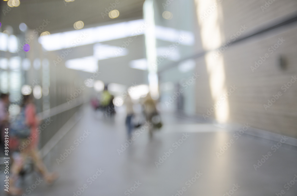 Fototapeta premium Defocused Corporate Lobby Ceiling Background - Stock image