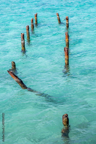 Turquoise blue waters