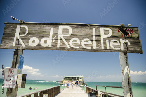 Rod and Reel Pier, Anna Maria Island Florida. 