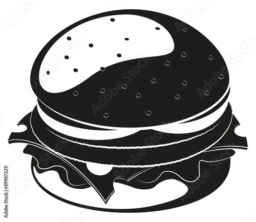 Burger silhouette
