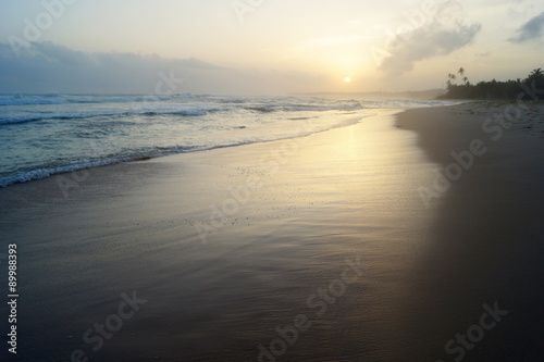 Sri Lanka  evening  sunset at sea