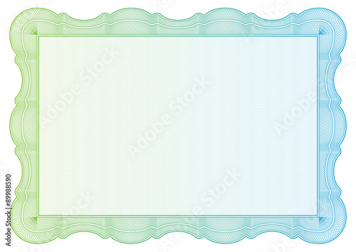 horizontal Certificate and diplomas template. Vector