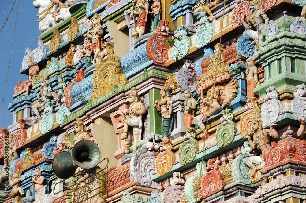 Obraz premium Temple, Inde