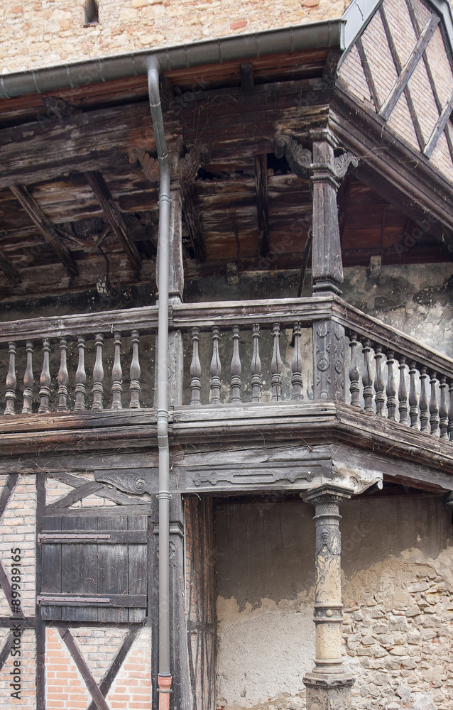 Fototapeta premium historic balcony