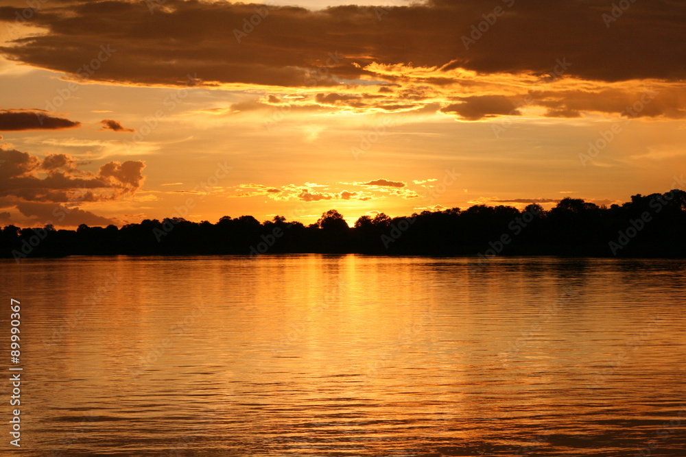 Sonnenuntergang Angola