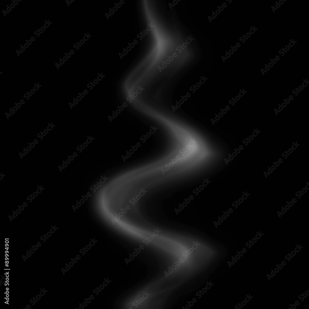 White smoke wavy tail White smoke wavy tail