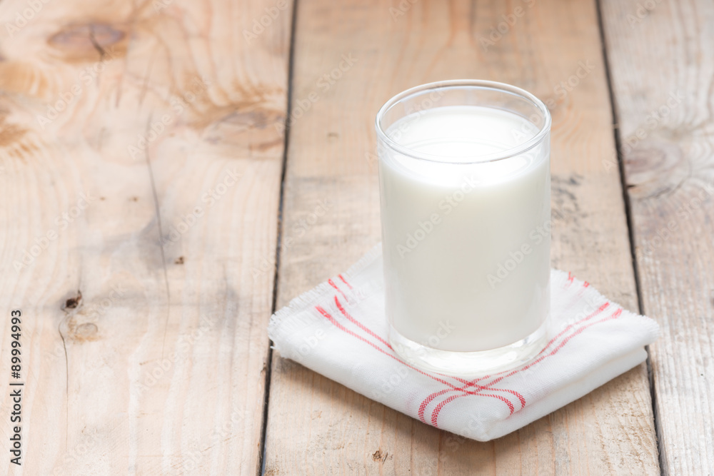 Glass of milk. Glass of milk.