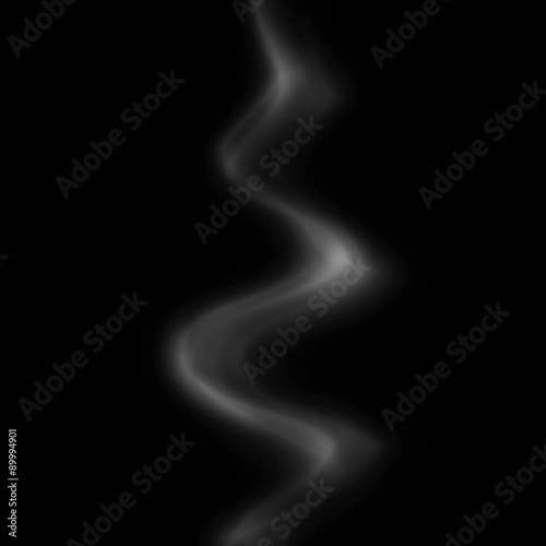 Photography White smoke wavy tail