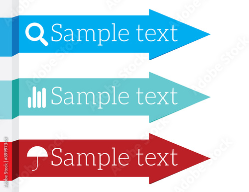 Inforgraphic elements arrows