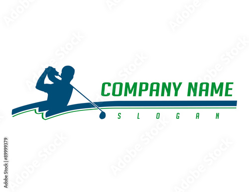 Golfer logotype