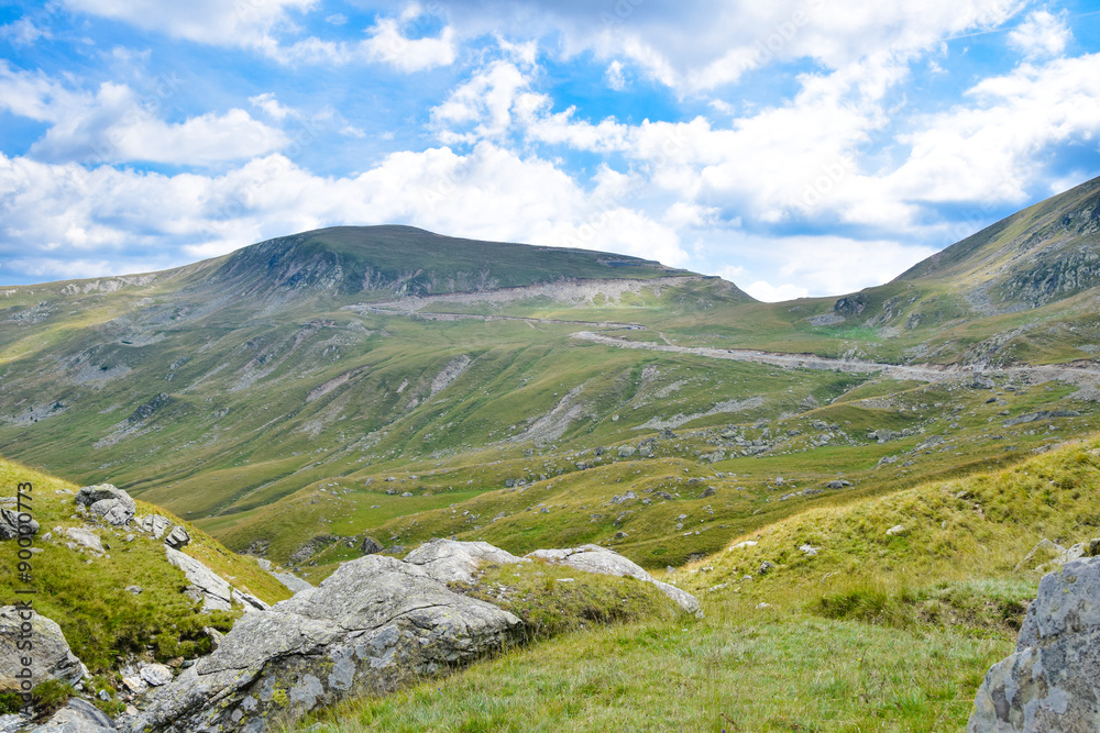 Transalpina altitude road in the Romanian Carpathians