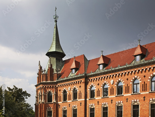 Old building in Krakow. Poland 
