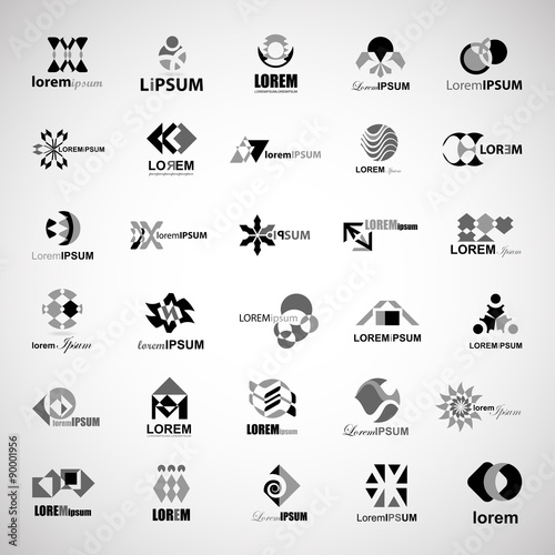 Unusual Icons Set - Isolated On Gray Background - Vector Illustration, Graphic Design Editable For Your Design