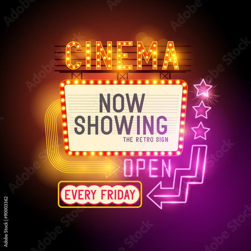 Cinema Retro Signs