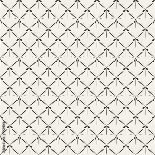 Retro abstract mesh seamless pattern. illustration