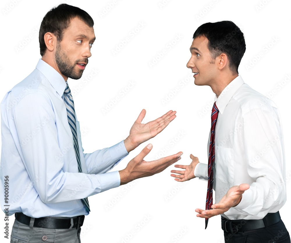 Arguing. Arguing.