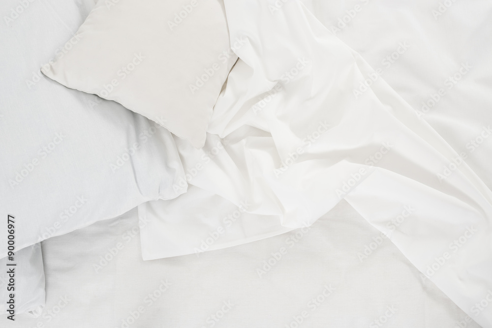 Obraz premium white linen cloth